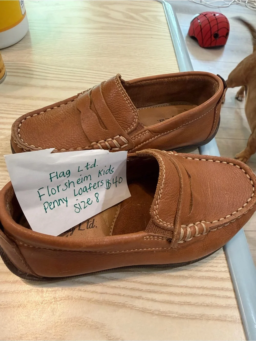 Florsheim Kids Penny Loafers in Tan